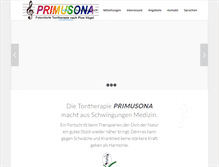 Tablet Screenshot of primusona.de